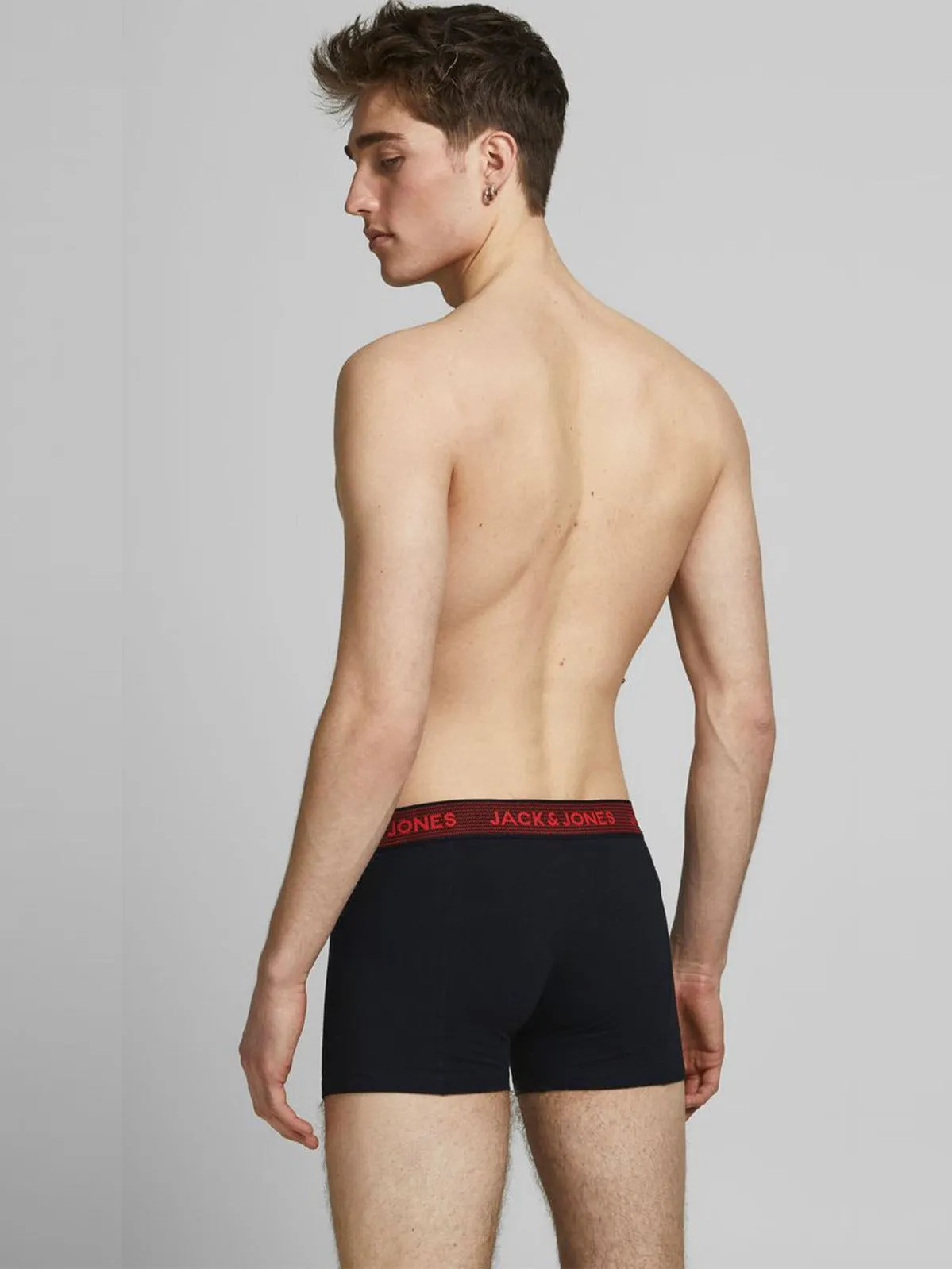 Jack and Jones | Mens Basic Jaquard Boxer Trunks