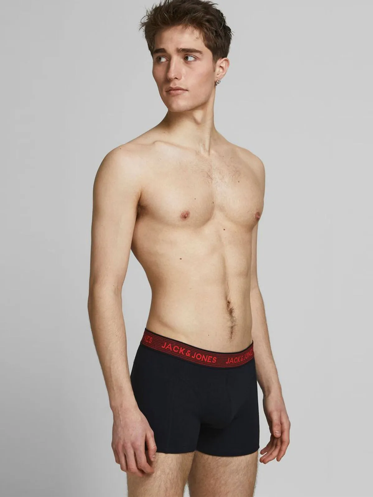 Jack and Jones | Mens Basic Jaquard Boxer Trunks