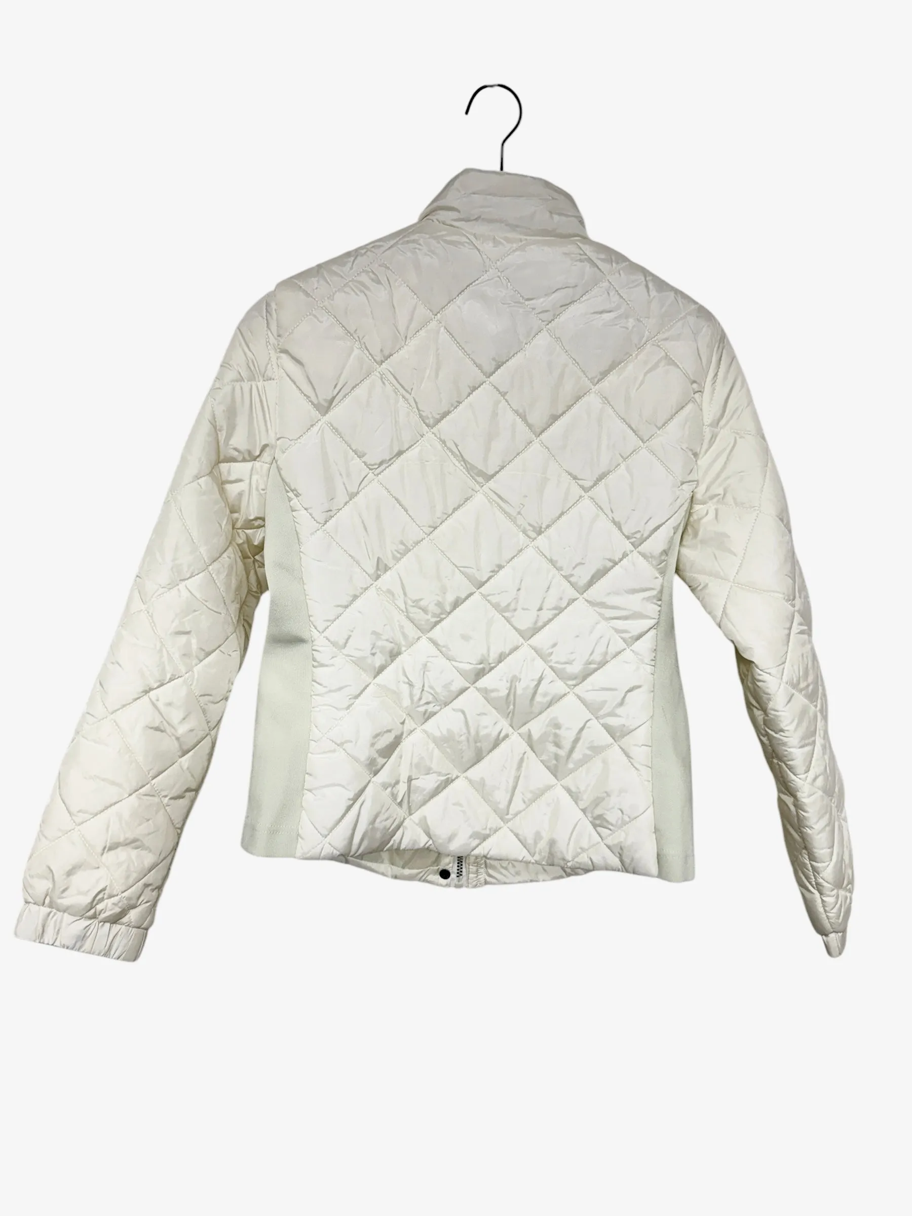 Jacket Puffer & Quilted By Ci Sono In White, Size: M