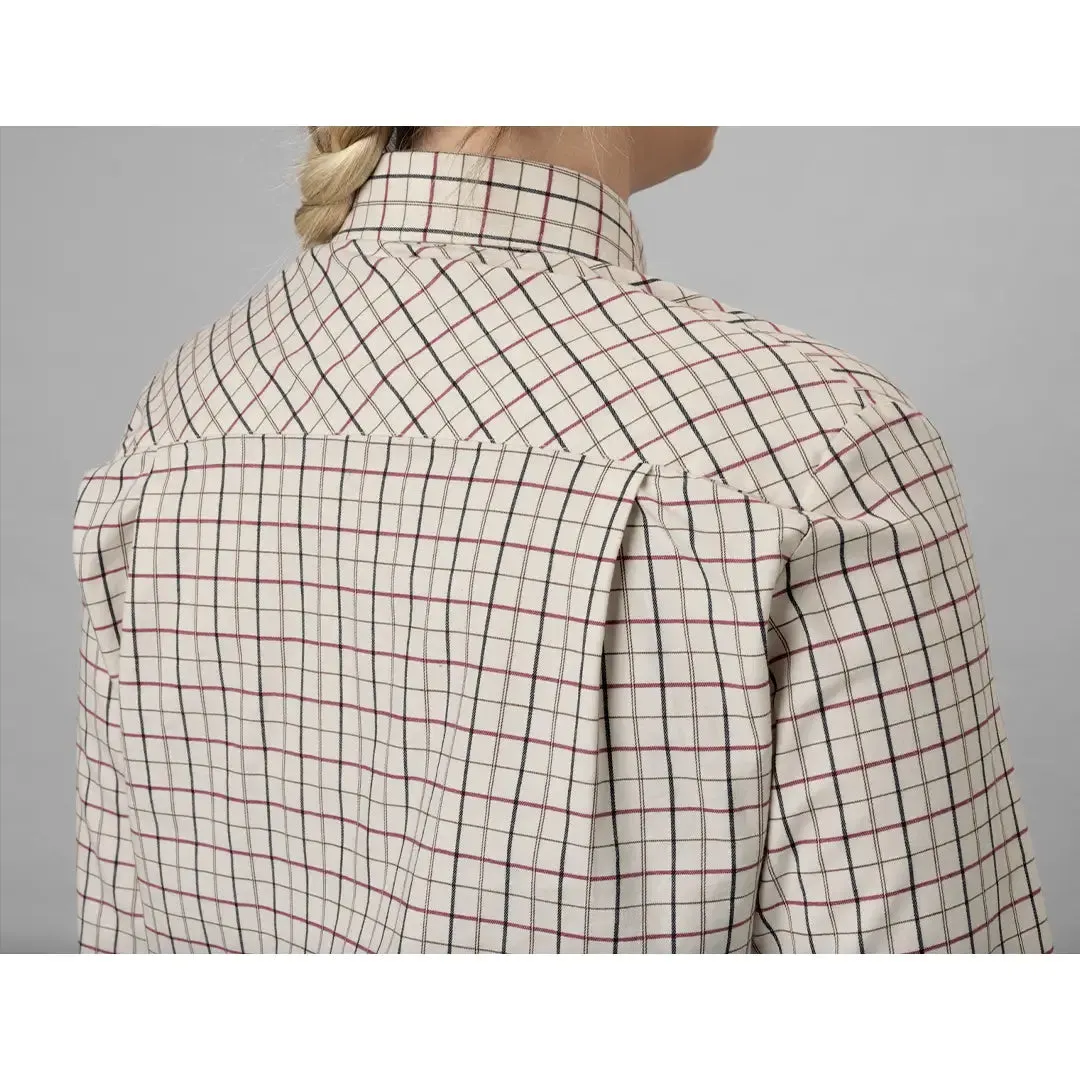 Kerry Shooting Shirt - Cabernet/Blue Check by Seeland