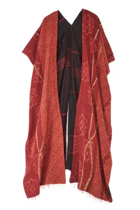 KIMONO PRINT KANTHA KIMONO PONCHO