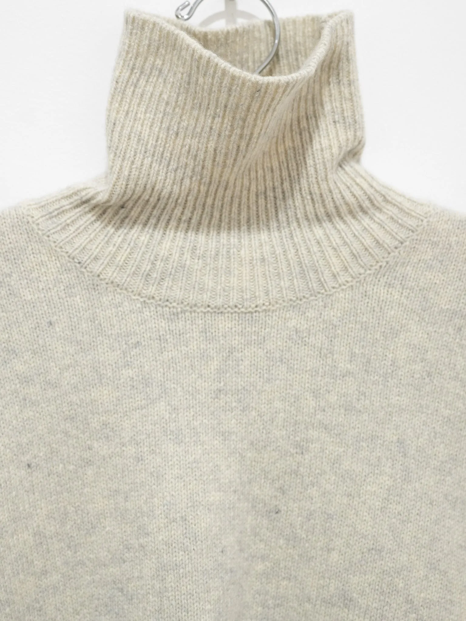 Knit Poncho - Gray