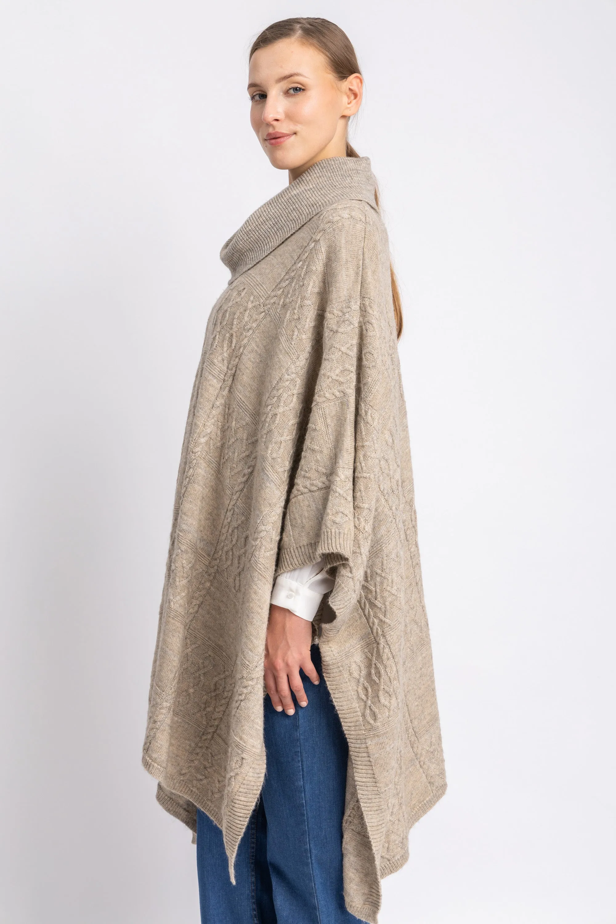 knitwear poncho