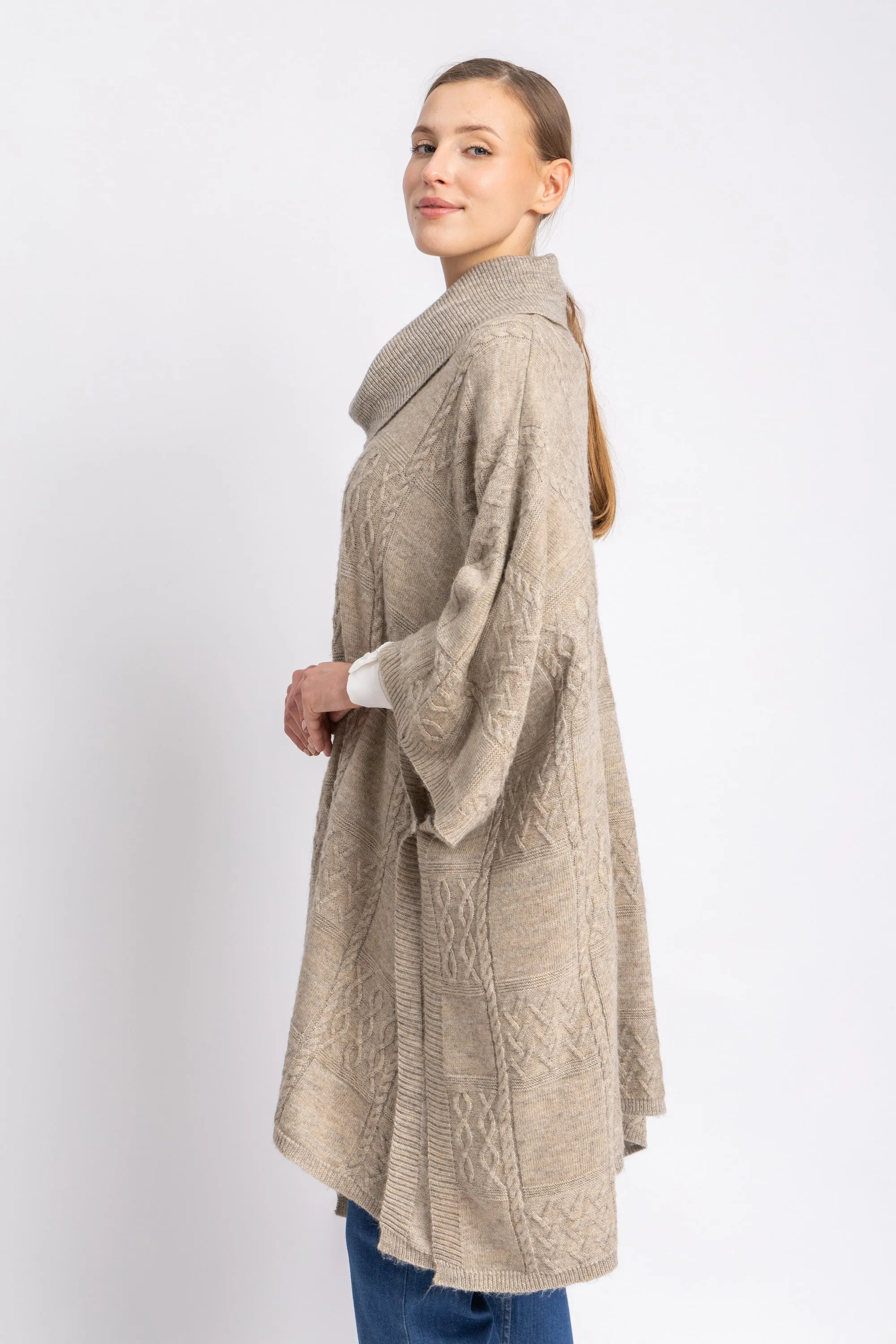 knitwear poncho