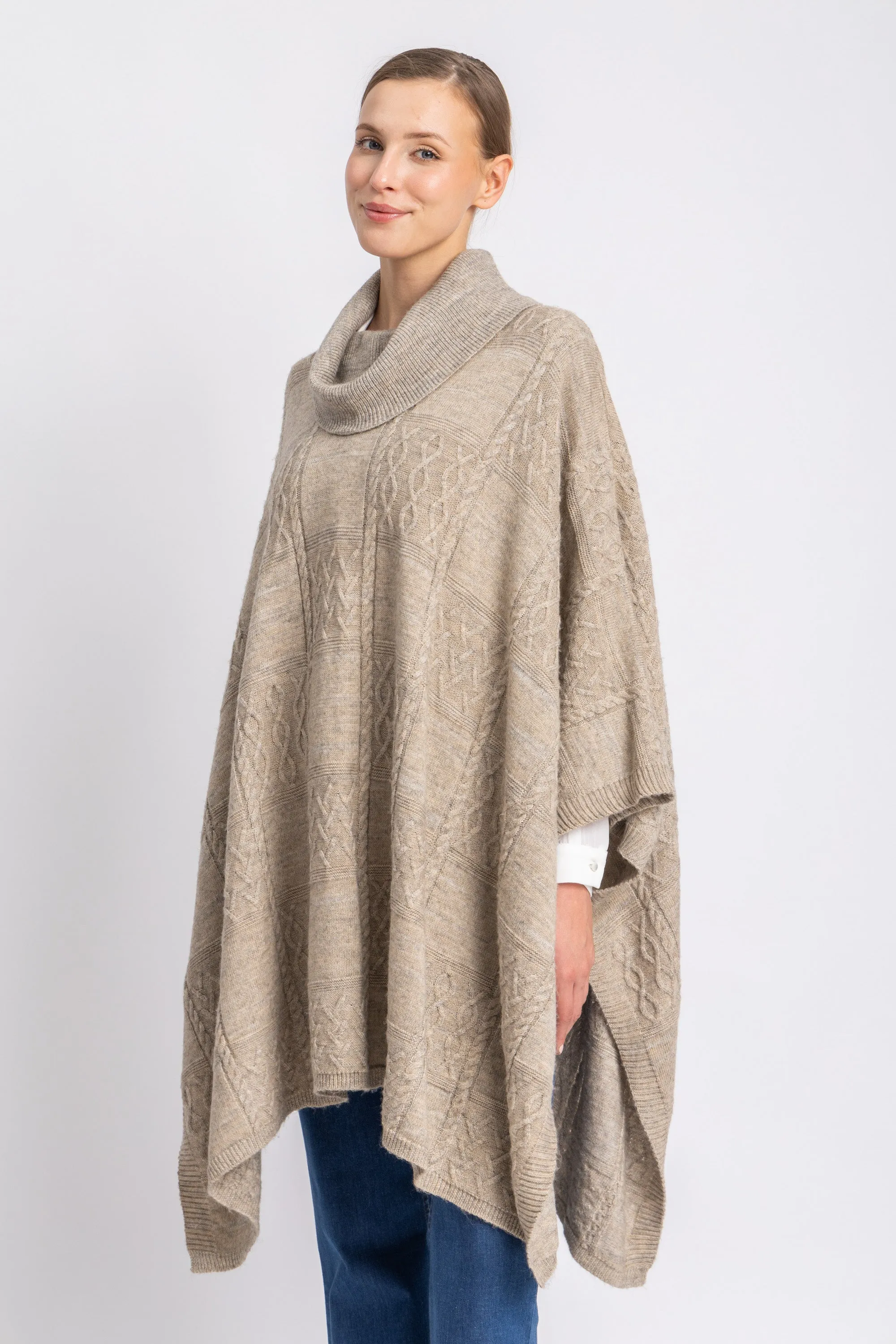 knitwear poncho