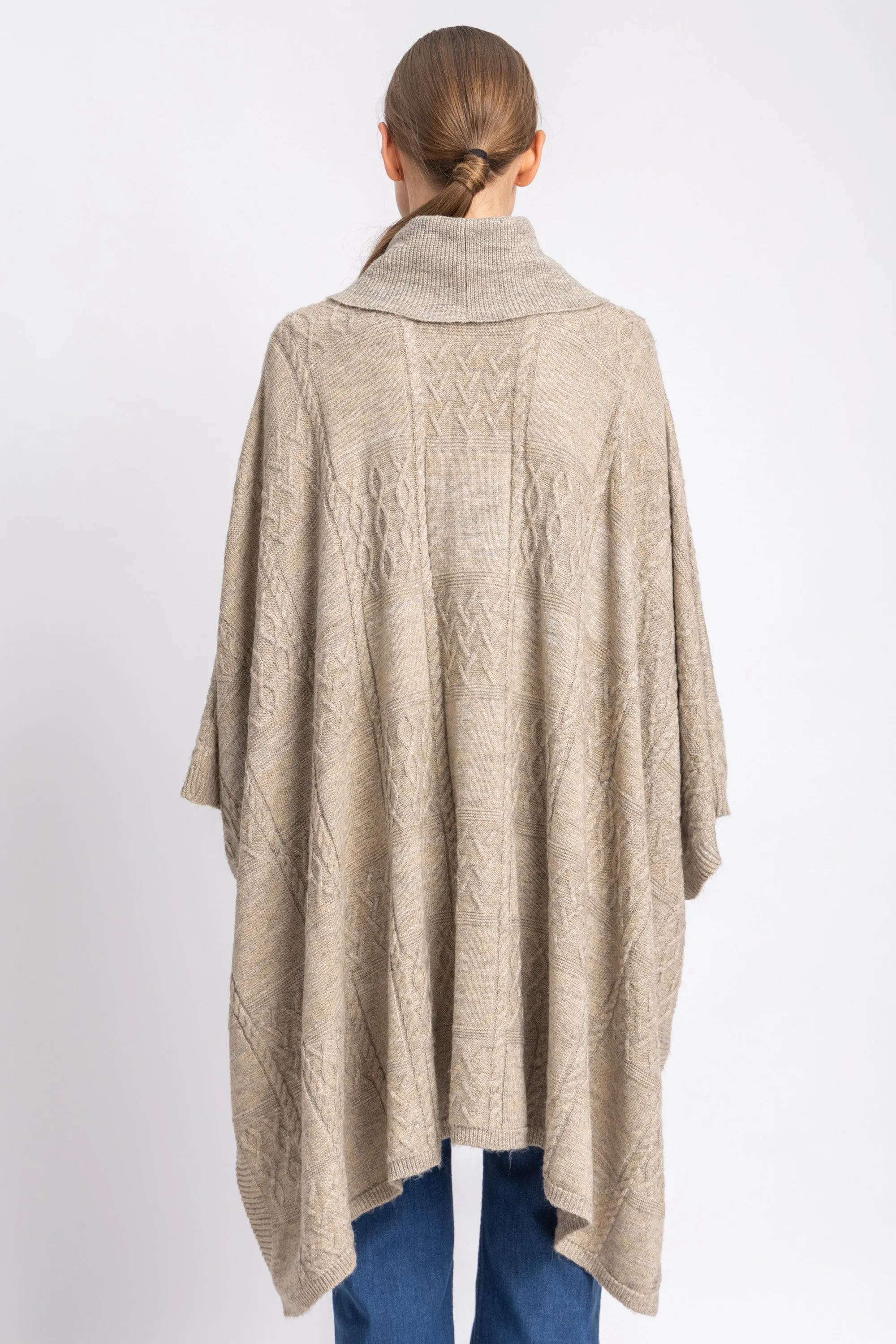 knitwear poncho