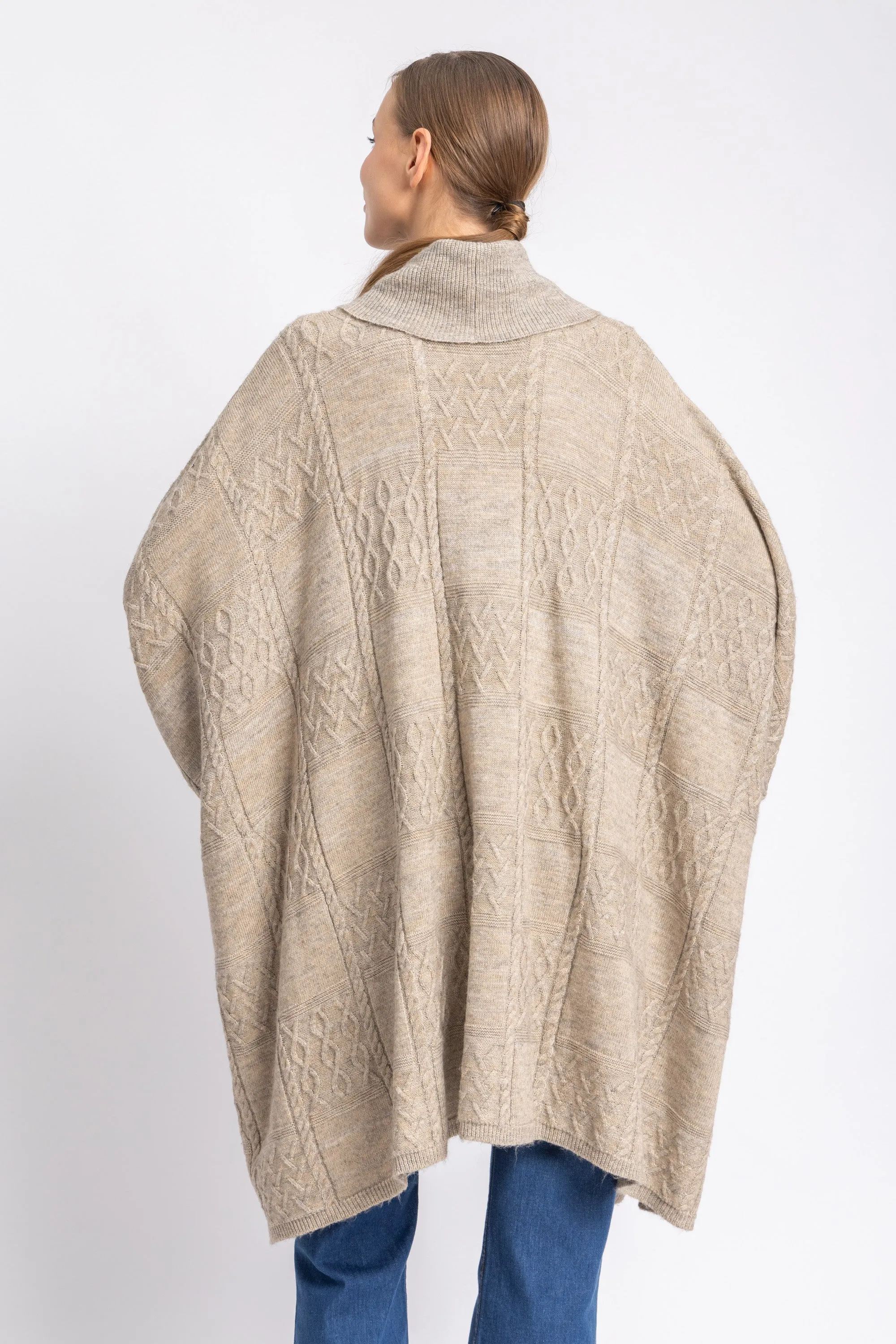 knitwear poncho