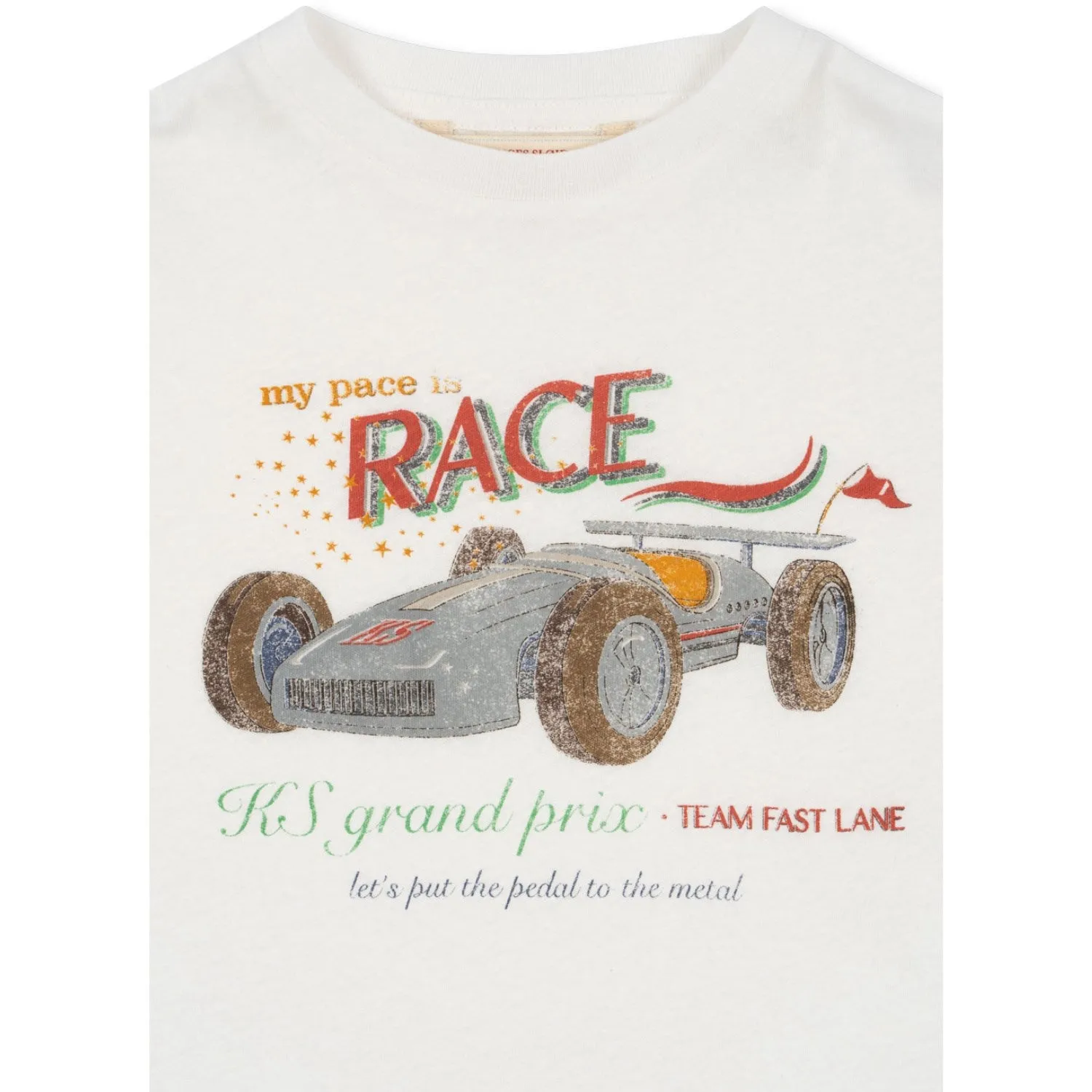 Konges Sløjd Race White Era Tee Ocs