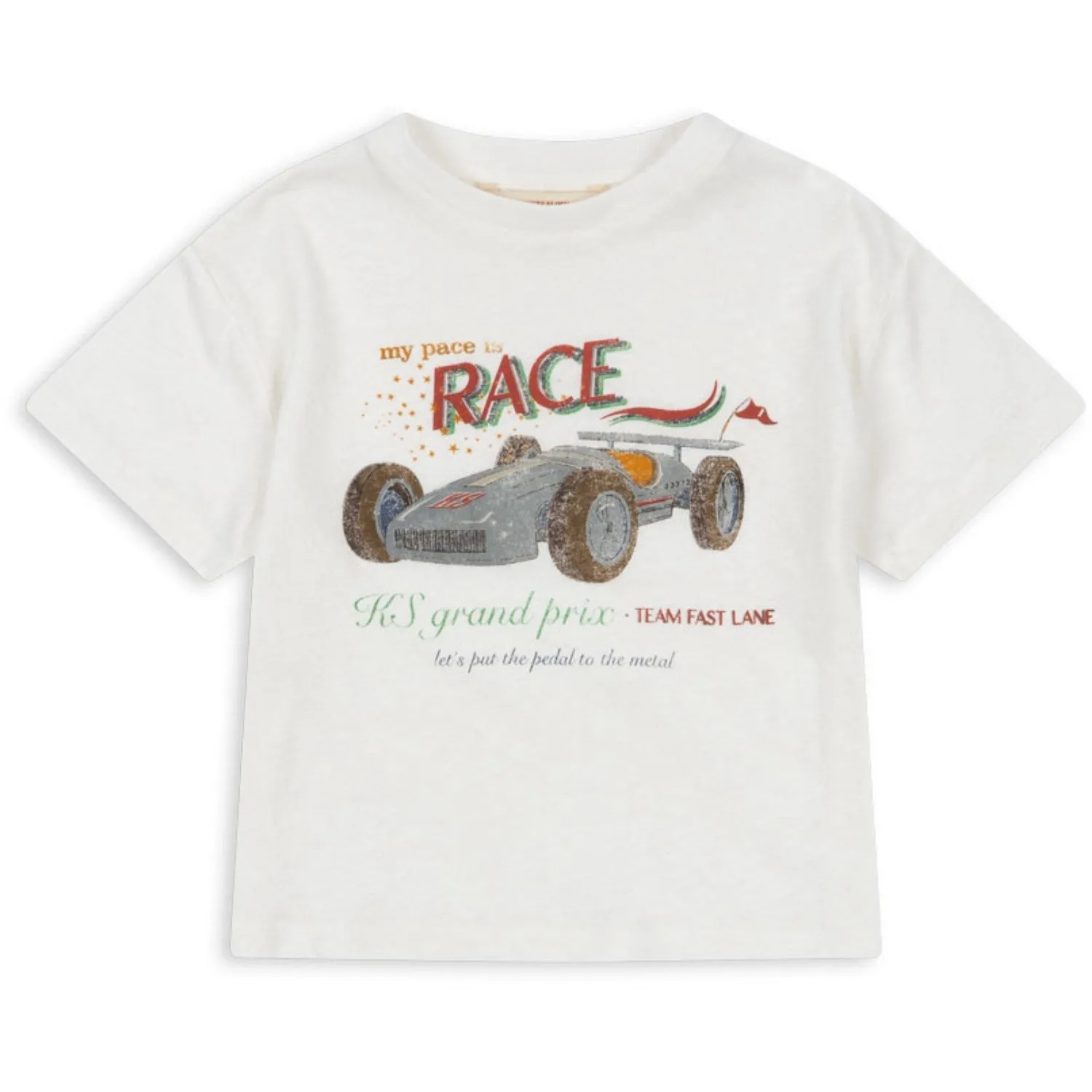 Konges Sløjd Race White Era Tee Ocs