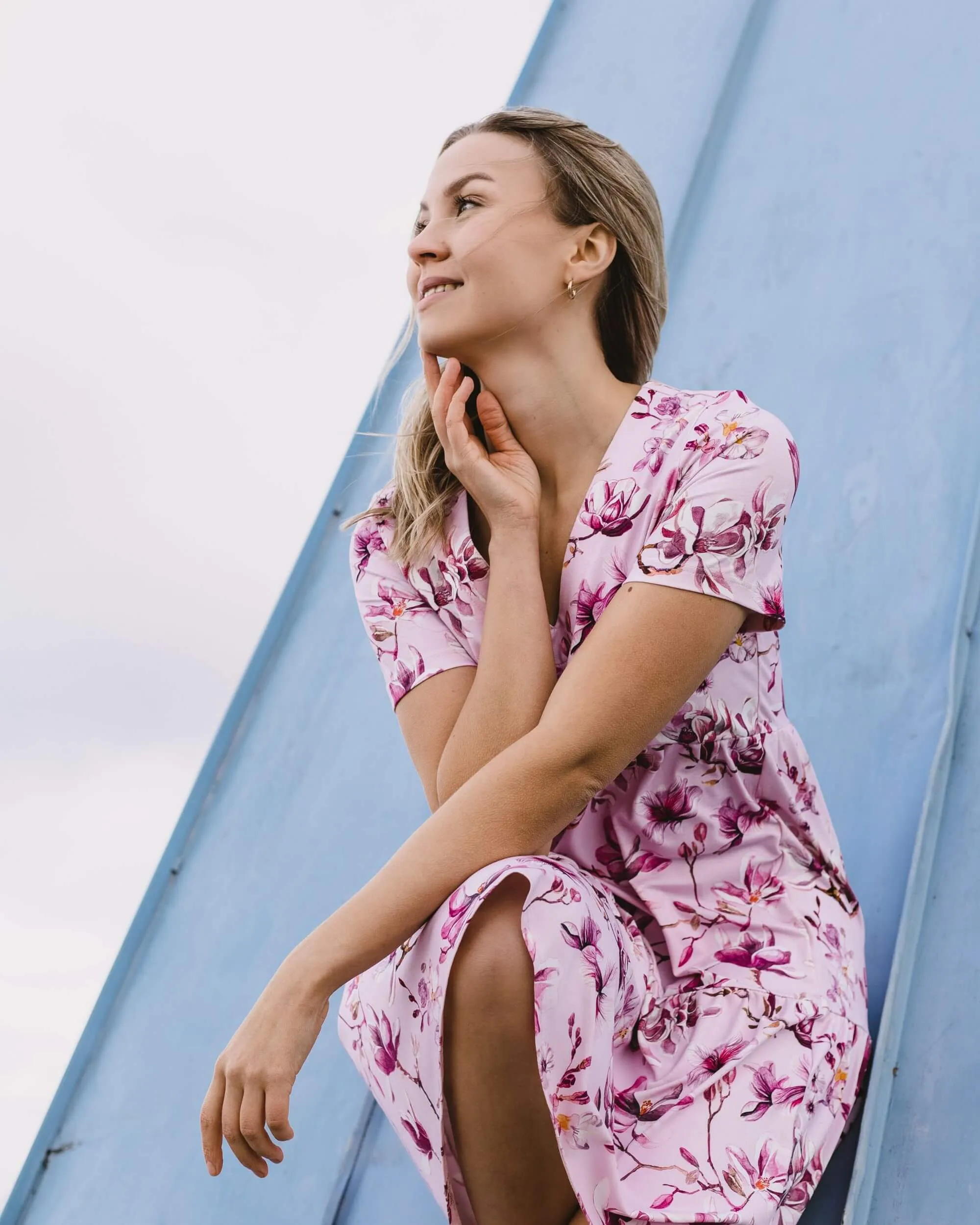 Layer Dress Ballet of Blossoms Pink