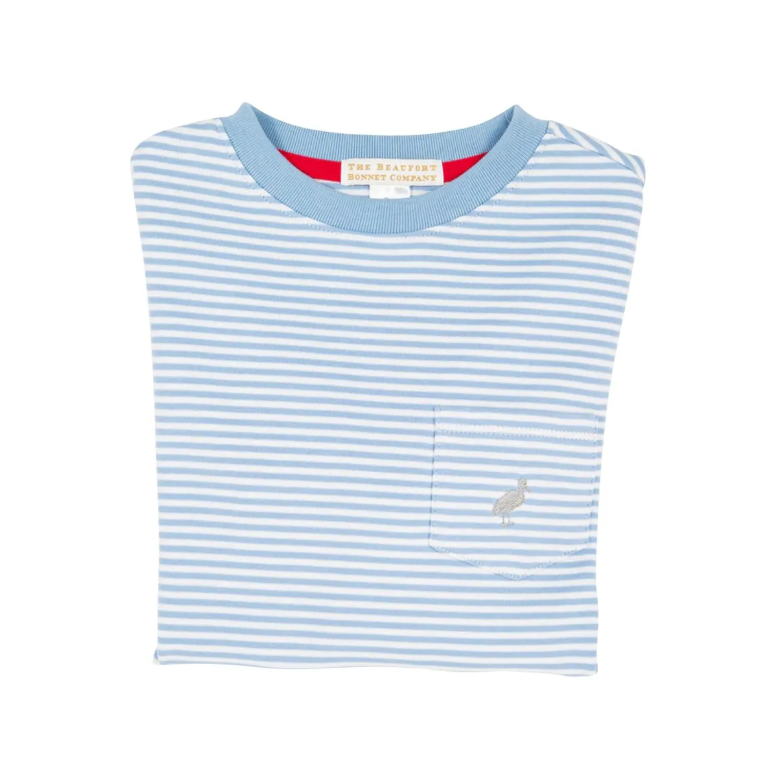 Long Sleeve Carter Crewneck - Barrington Blue Stripe