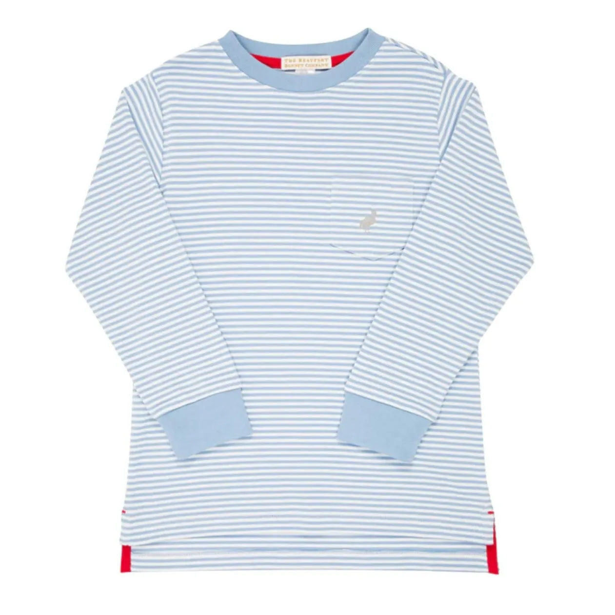 Long Sleeve Carter Crewneck - Barrington Blue Stripe