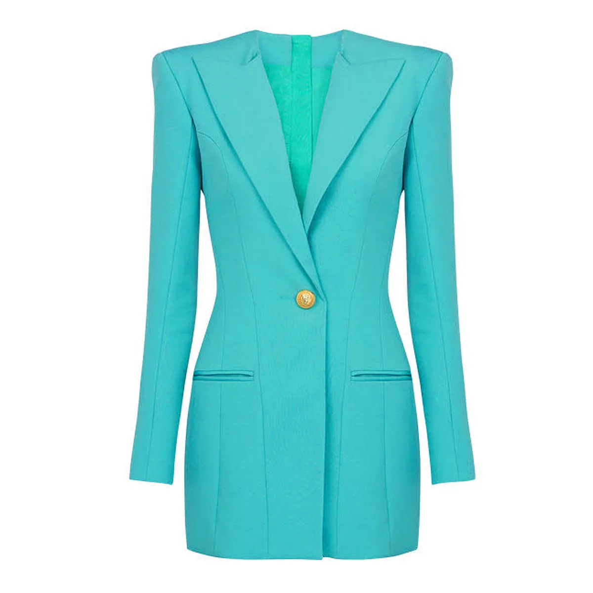 Long Sleeve Slim Fit Office Ladies Business Blazer Dress