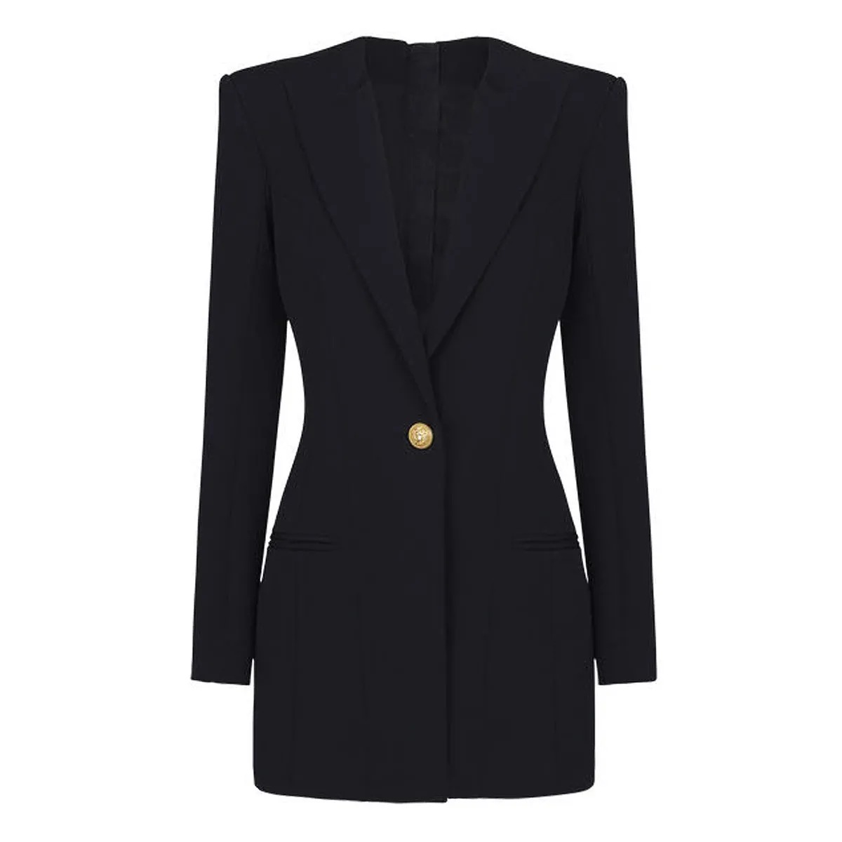 Long Sleeve Slim Fit Office Ladies Business Blazer Dress