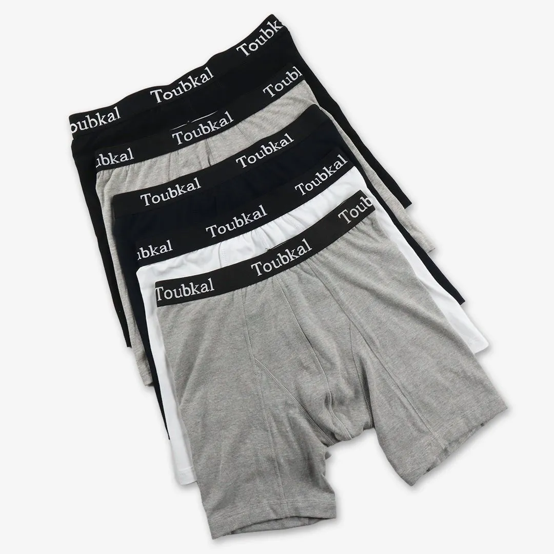 Lot de Boxers TOUBKAL Simple avec bande en Coton Doux