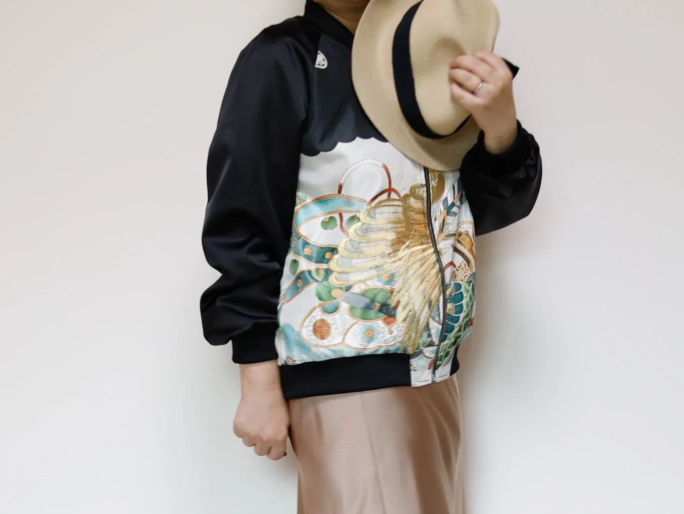 <J09-017> KIMONO BOMBER Jacket