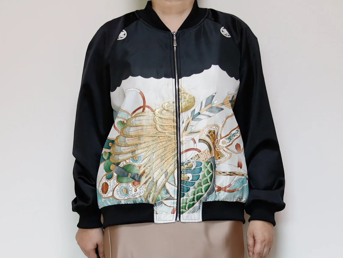 <J09-017> KIMONO BOMBER Jacket