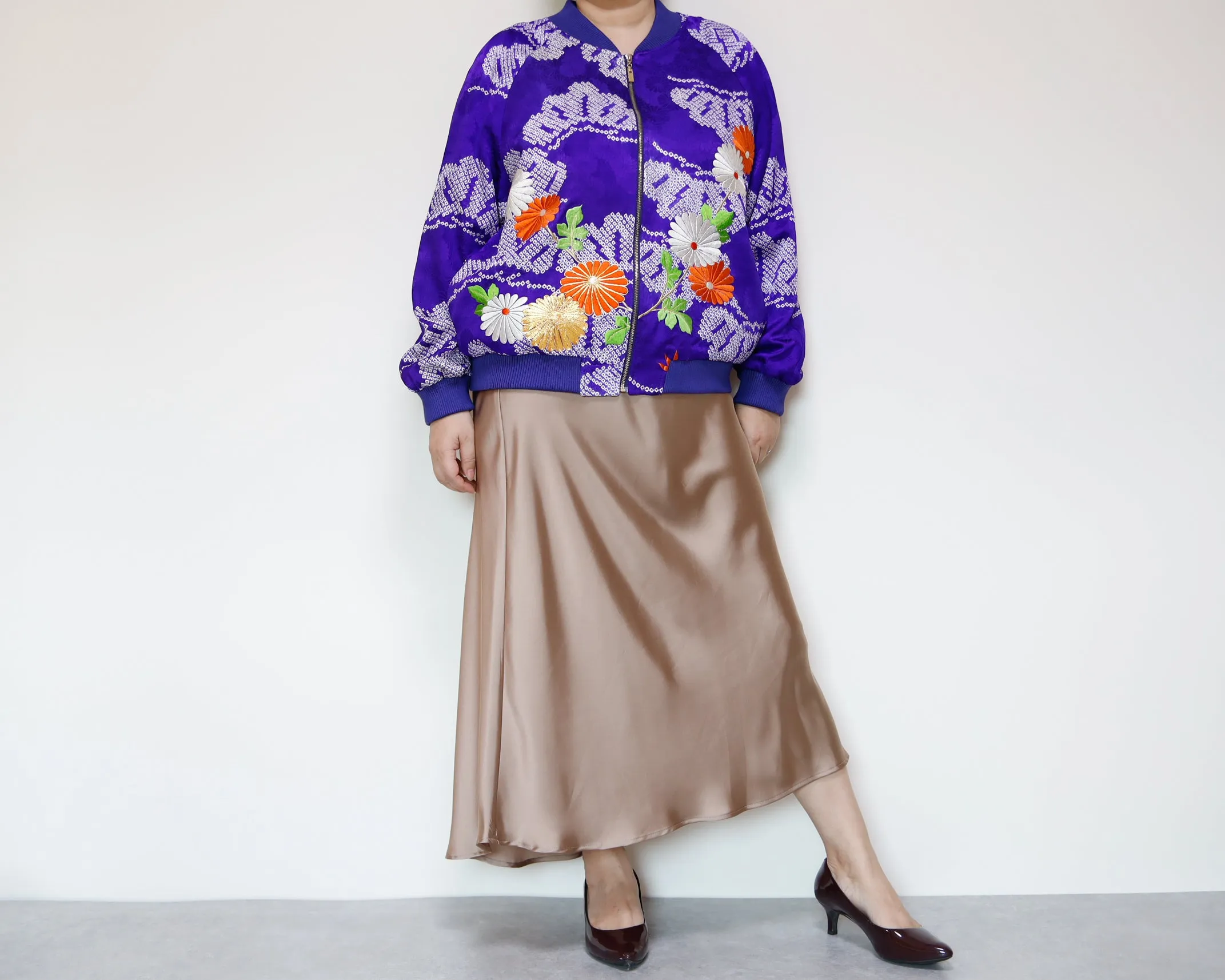 <J09-019> KIMONO BOMBER Jacket