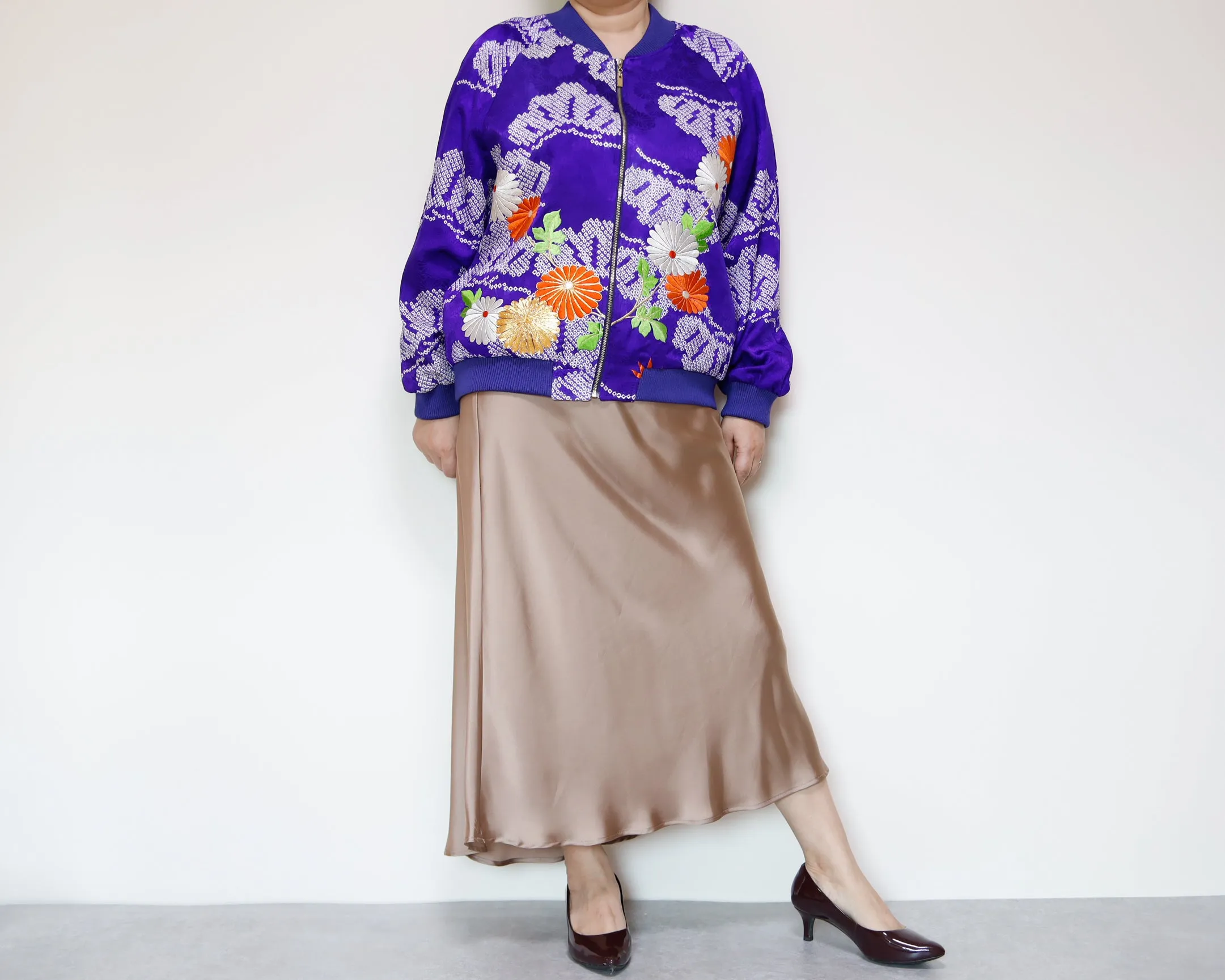 <J09-019> KIMONO BOMBER Jacket