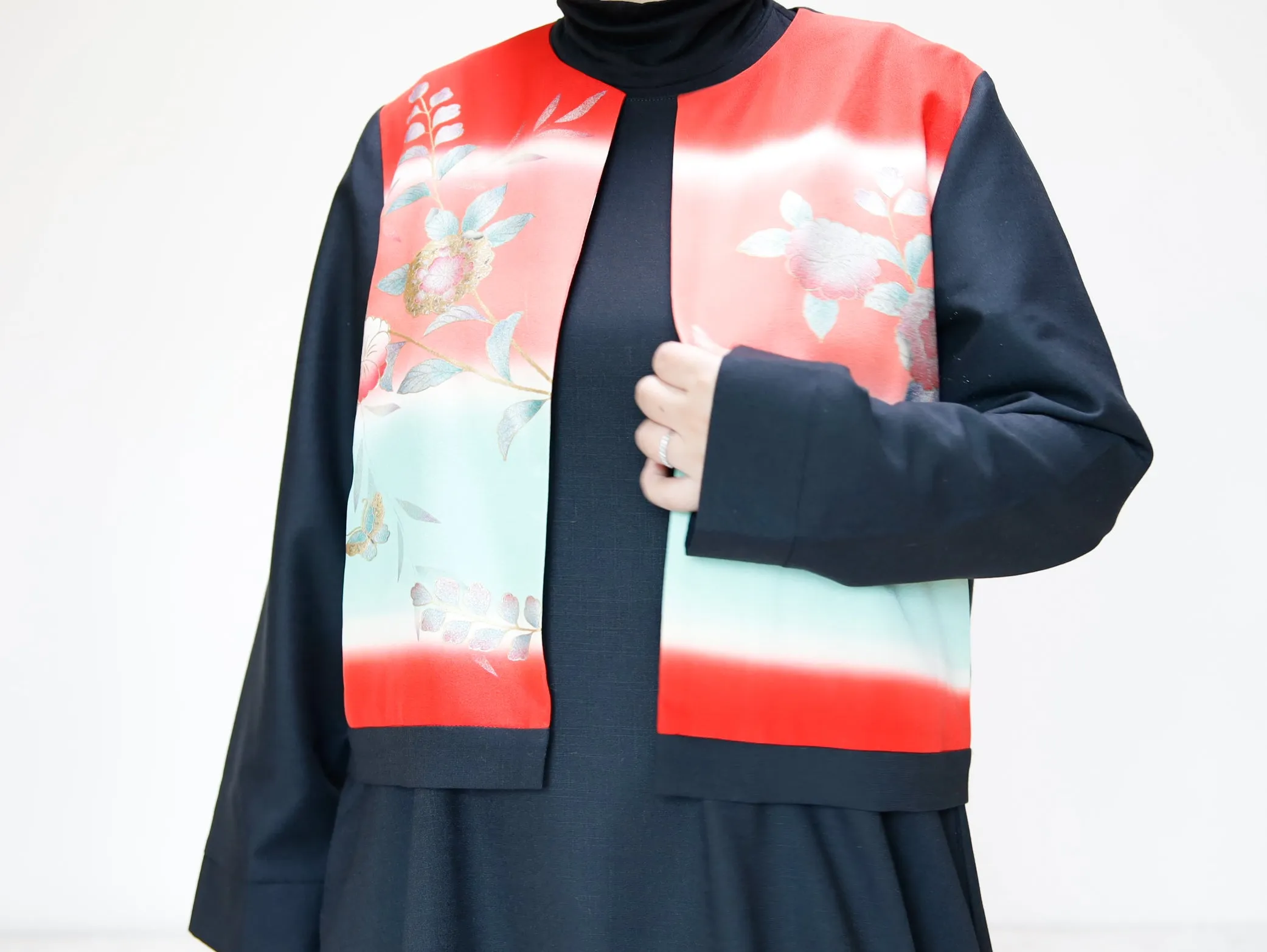 <J15K-005> KIMONO CREW NECK Jacket