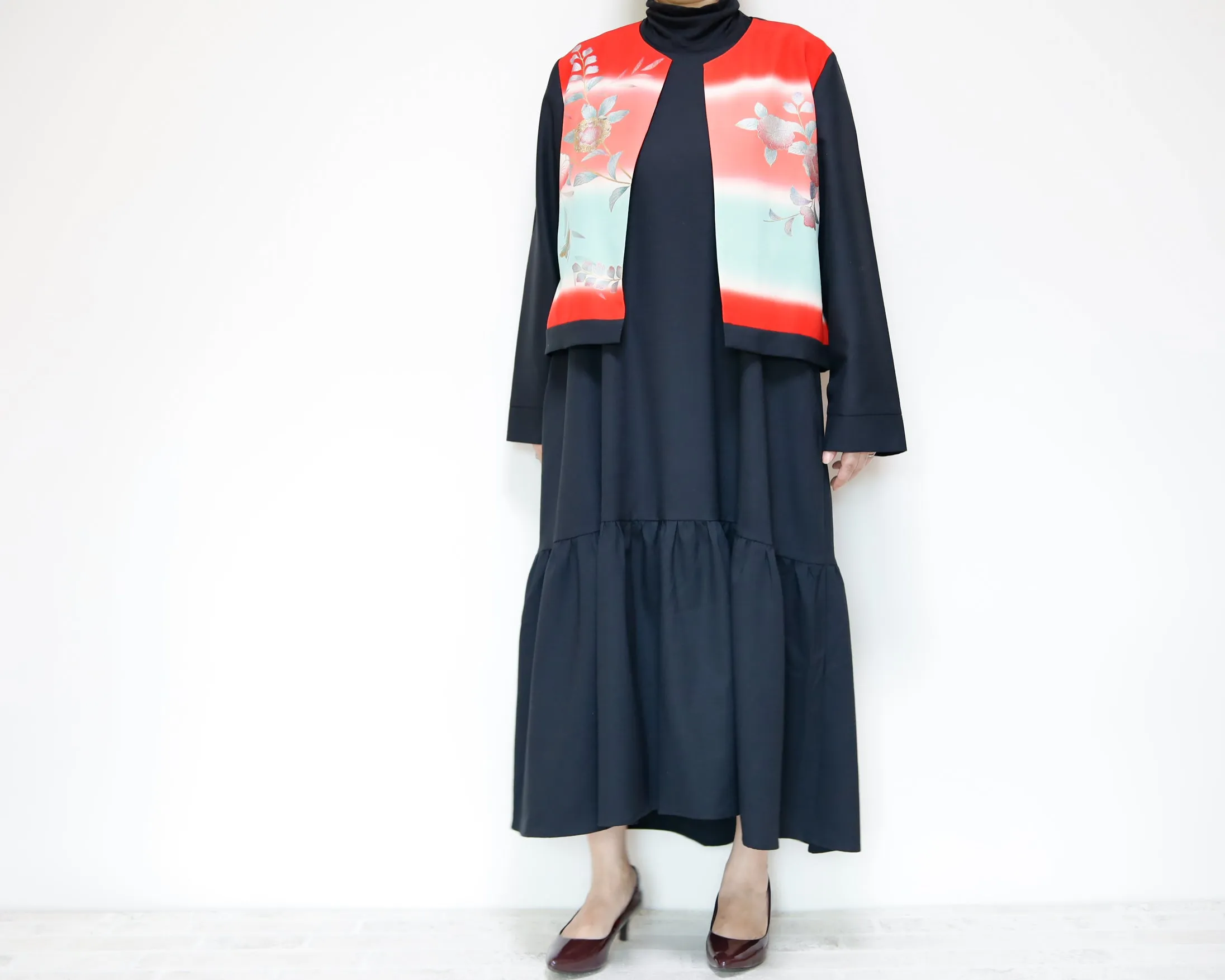 <J15K-005> KIMONO CREW NECK Jacket