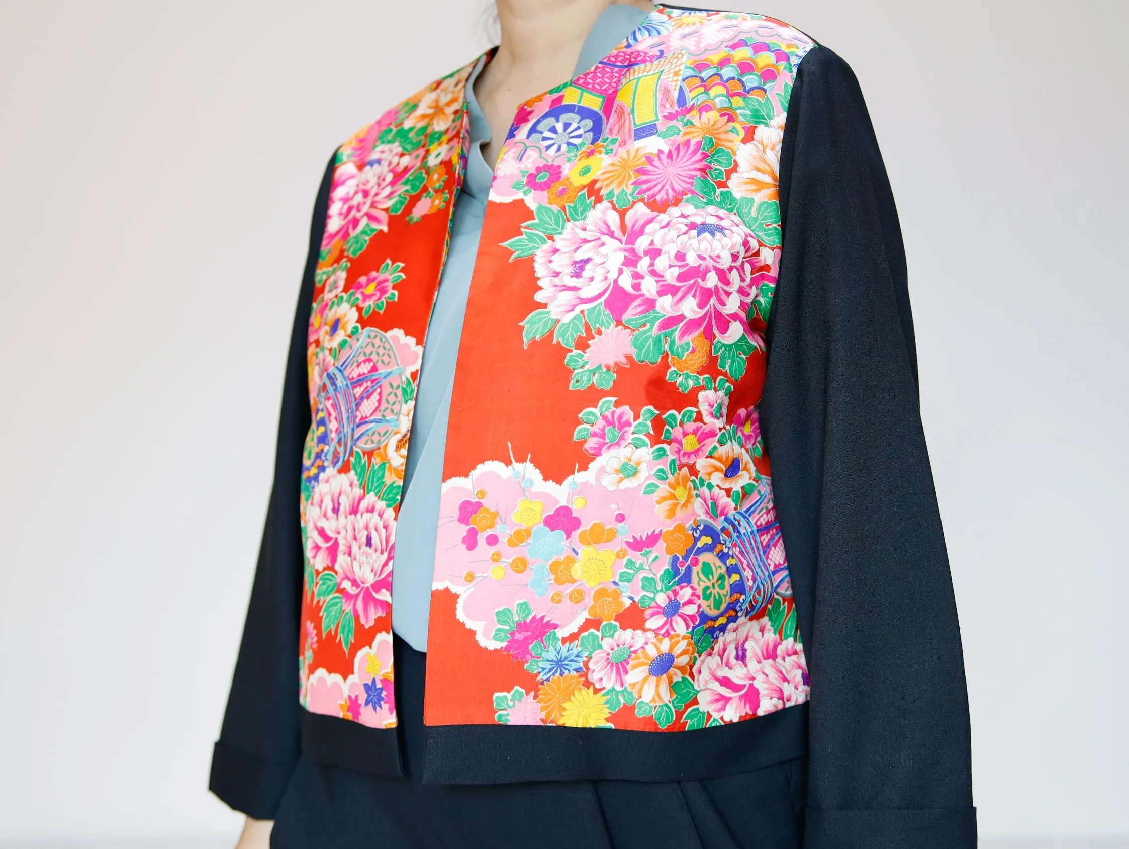 <J15K-009> KIMONO CREW NECK Jacket