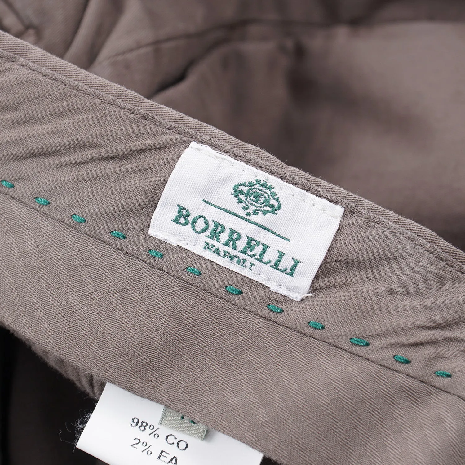 Luigi Borrelli Stretch Twill Cotton Pants