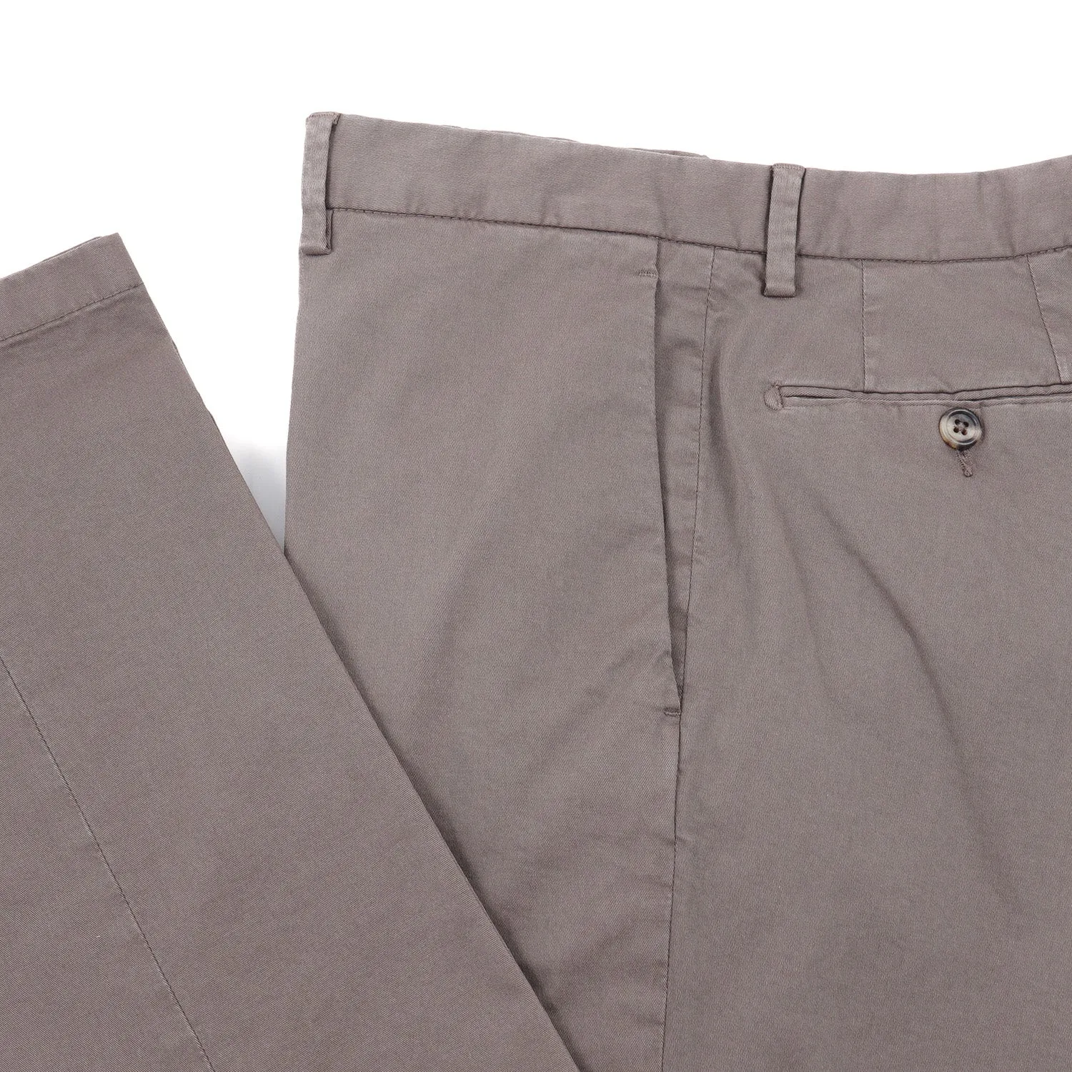 Luigi Borrelli Stretch Twill Cotton Pants