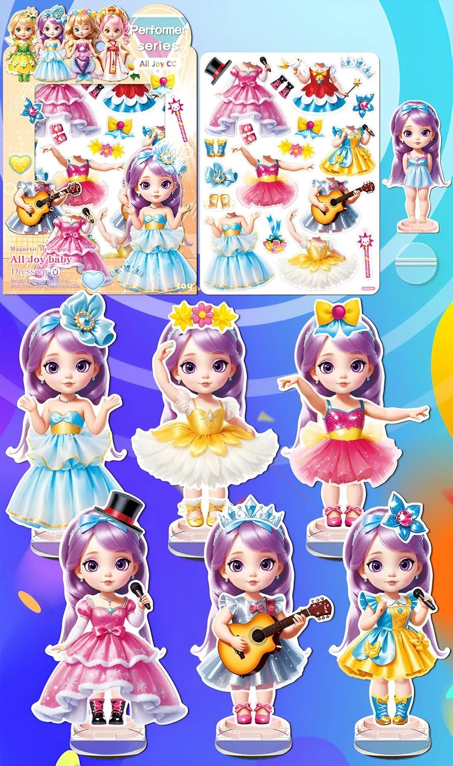 Magnetic Princess Dress Up Paper