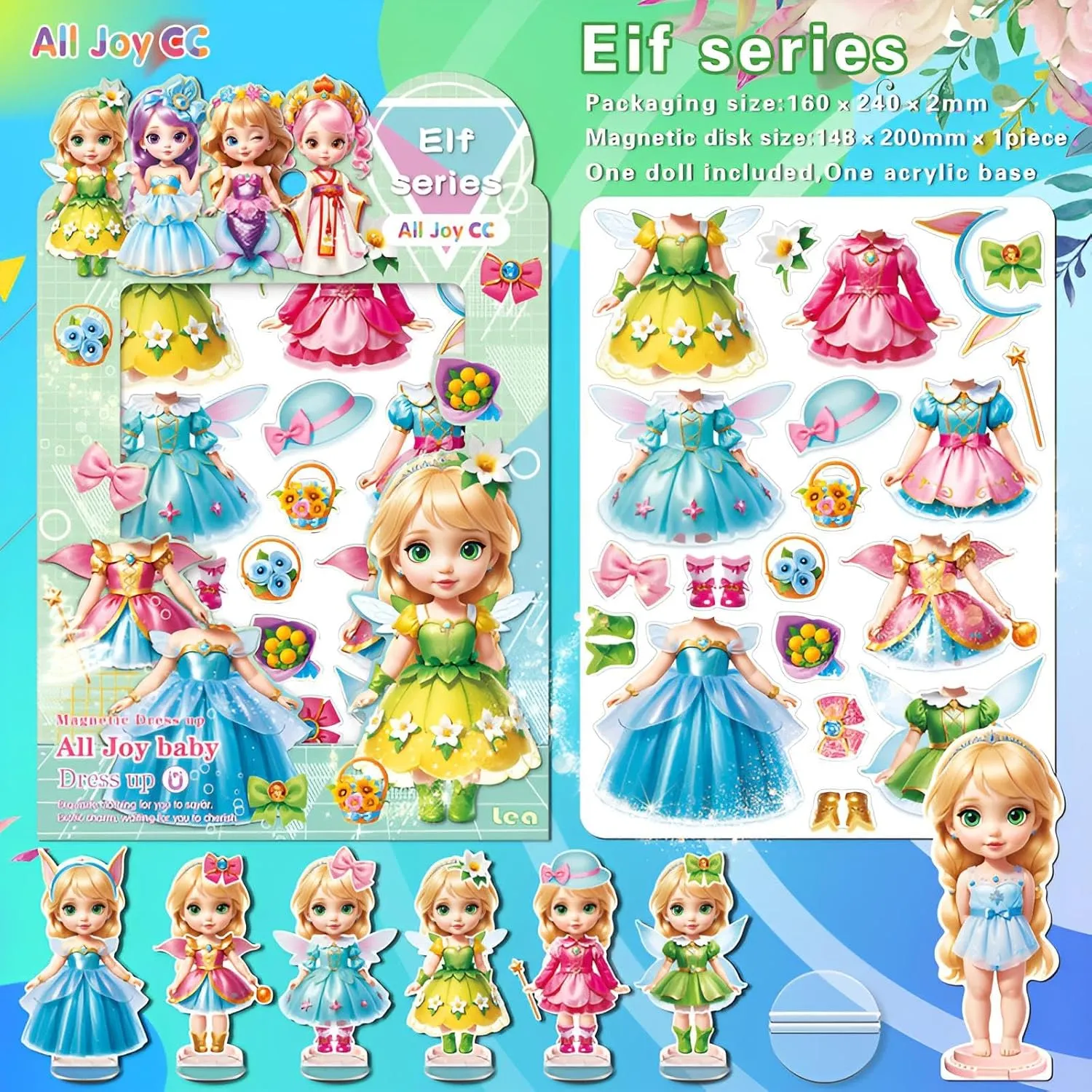 Magnetic Princess Dress Up Paper