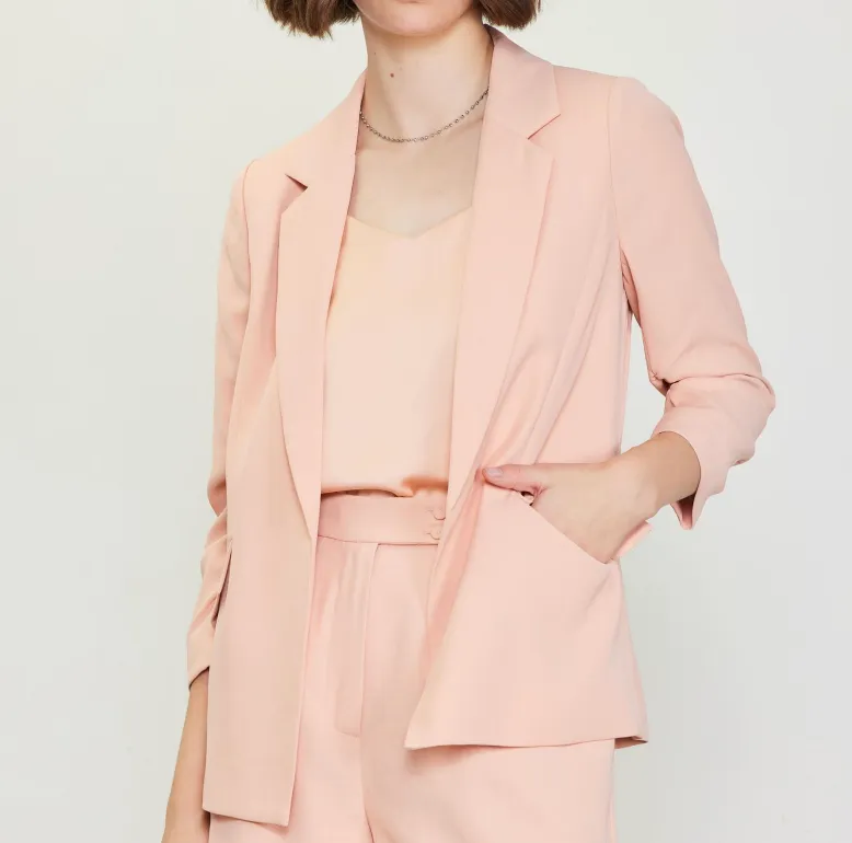 Main Attraction Pleated Blazer