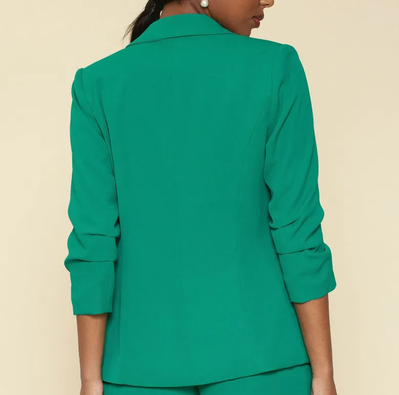 Main Attraction Pleated Blazer