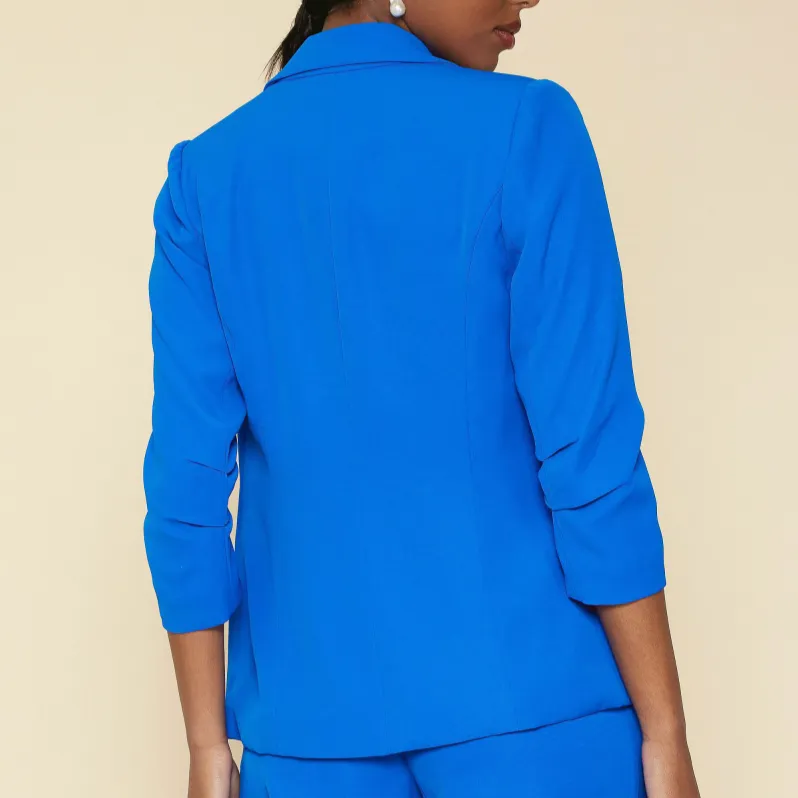 Main Attraction Pleated Blazer