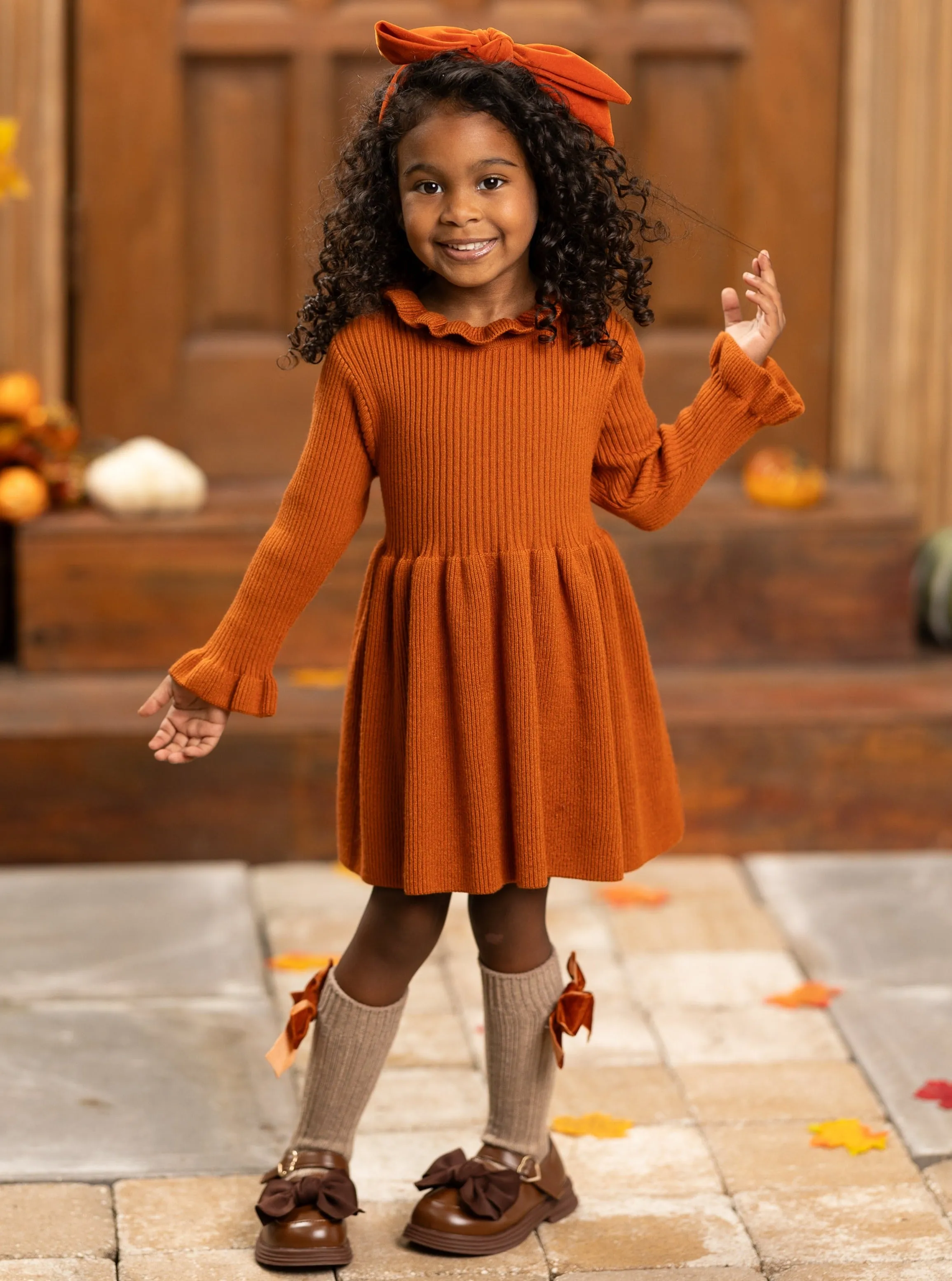 Making Fall Memories Knit Sweater Dress