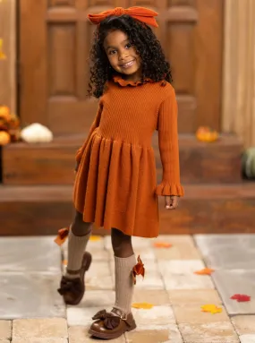 Making Fall Memories Knit Sweater Dress