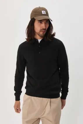 MAKLINT LONG SLEEVE COTTON POLO