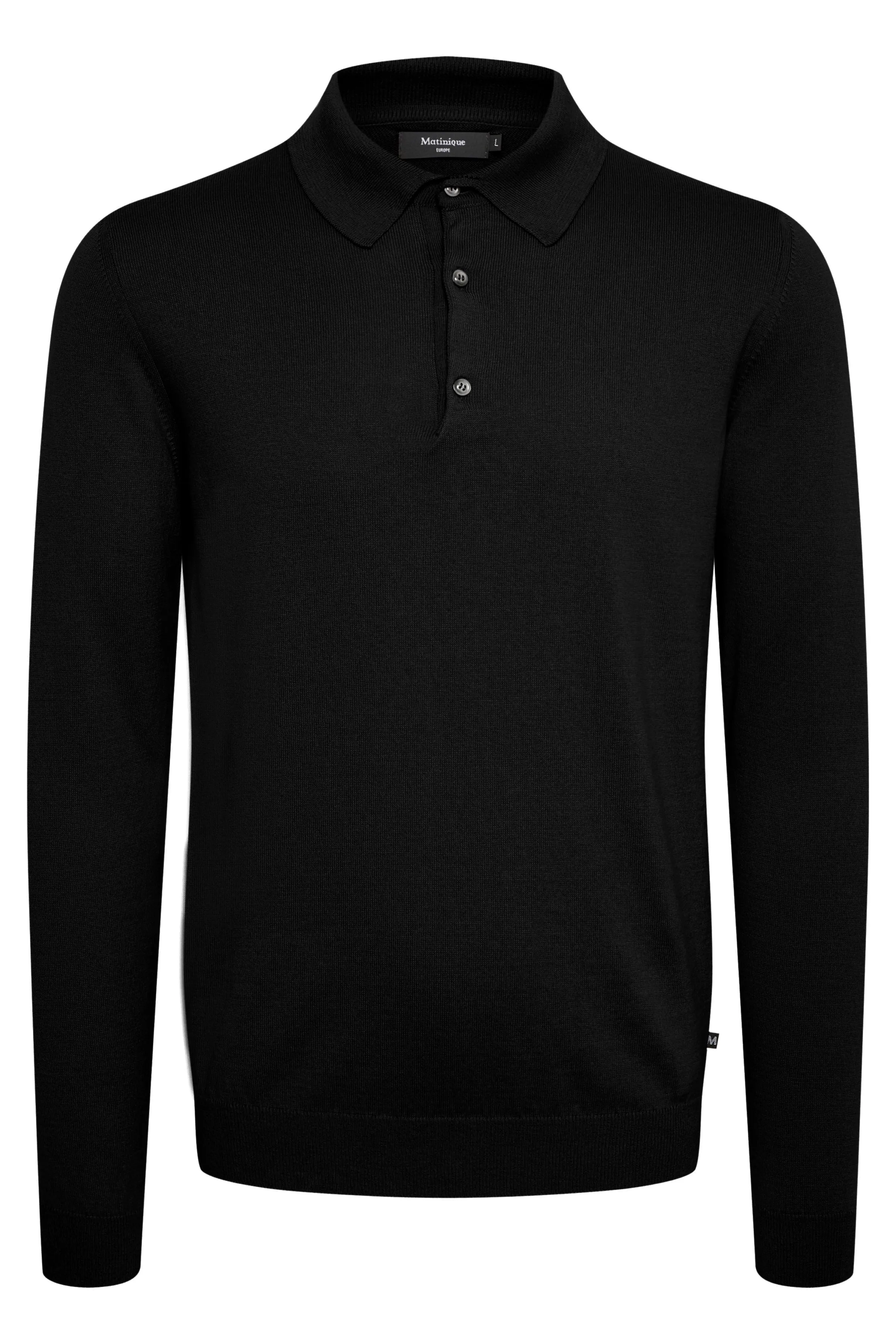 MAKLINT LONG SLEEVE COTTON POLO