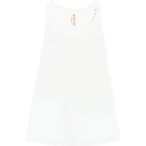 Marni flared dress with hand-embroidered