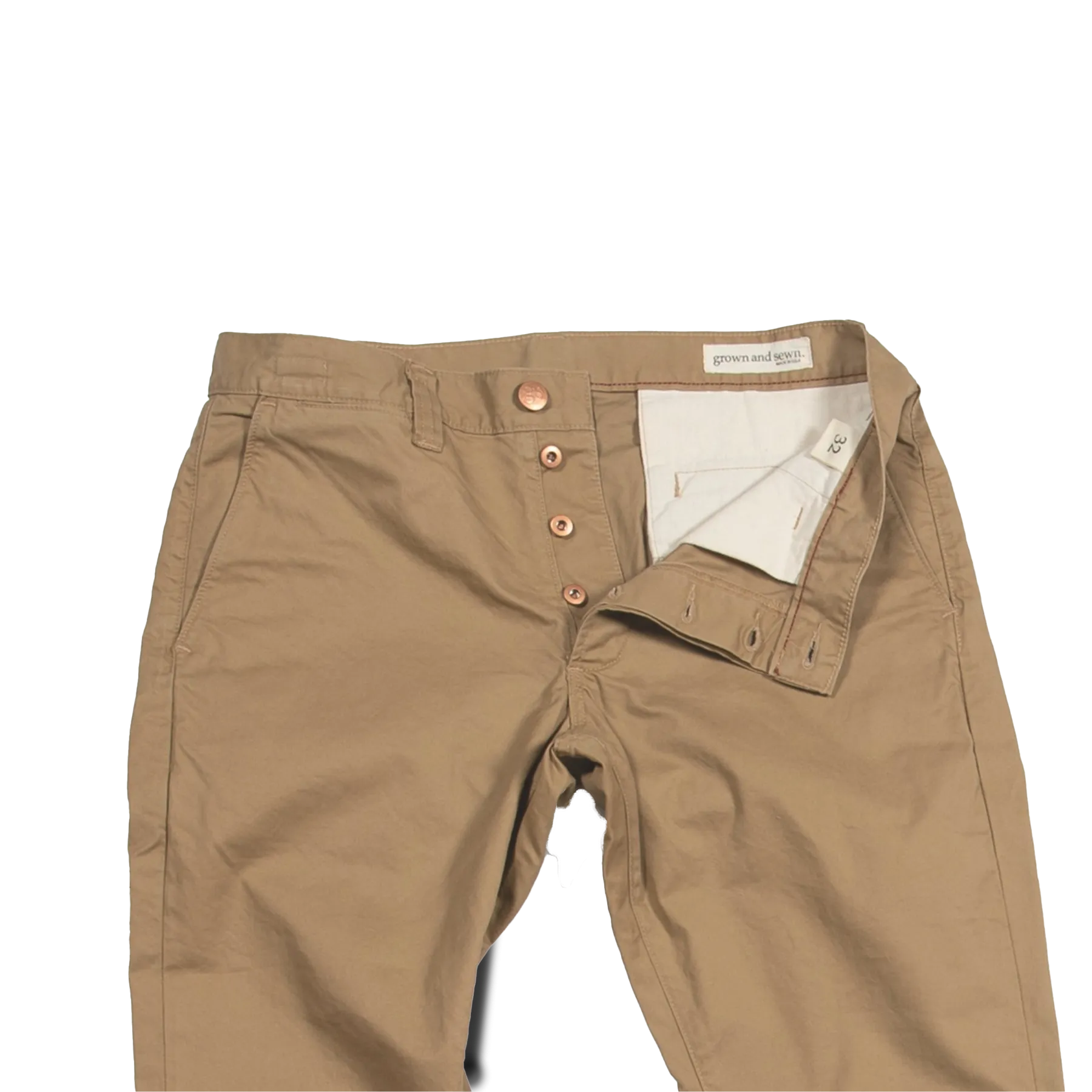 Mason Classic Chino Pant - 3-ply Twill - Ghurka