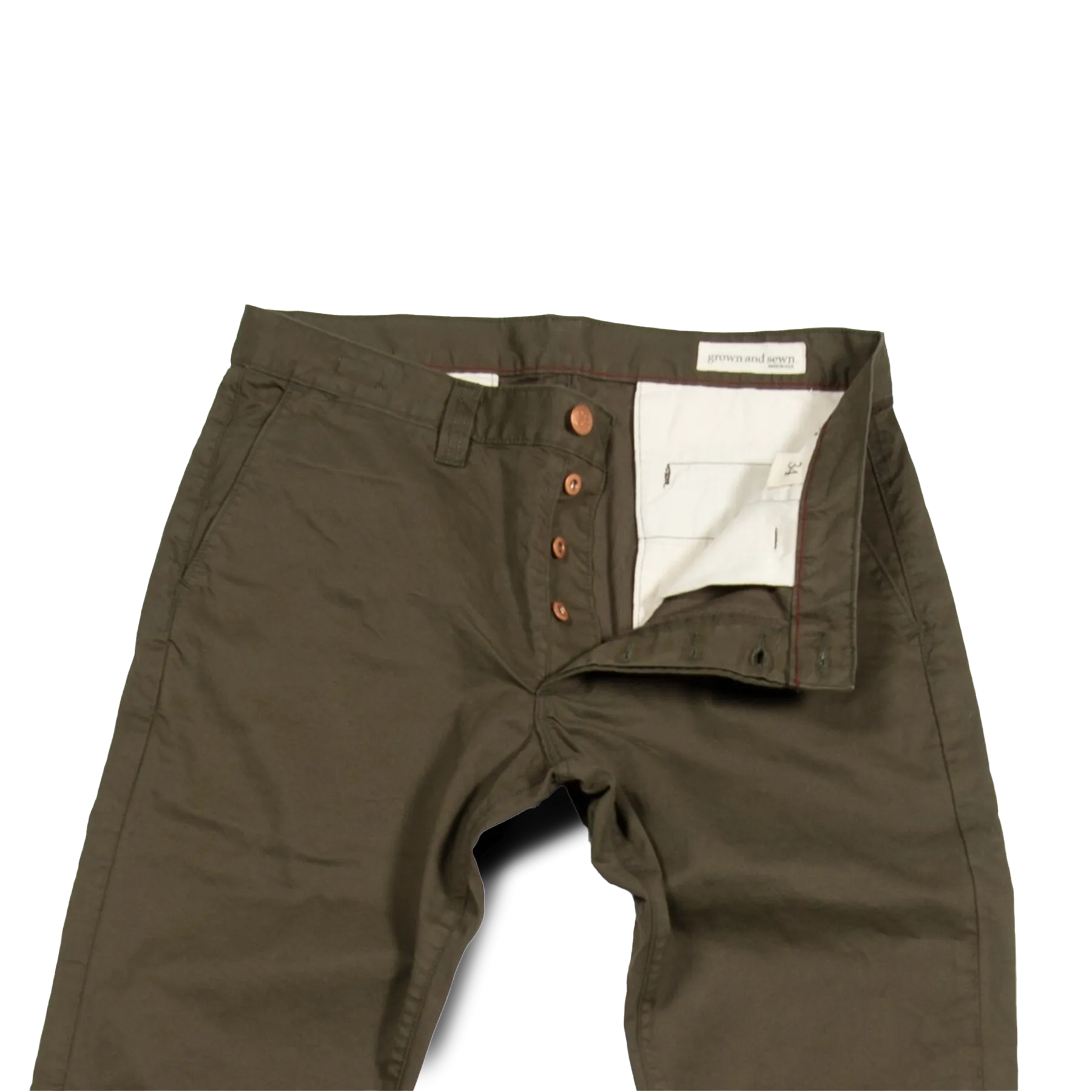 Mason Classic Chino Pant - 3-ply Twill - Loden