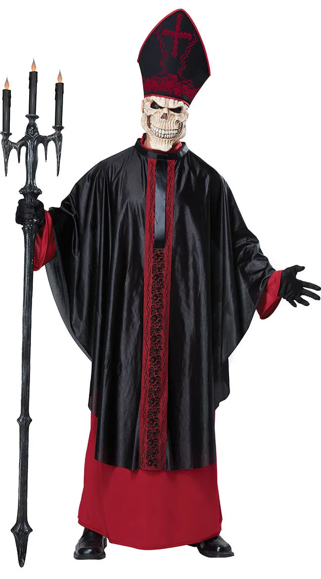 Men's Black Mass Costume