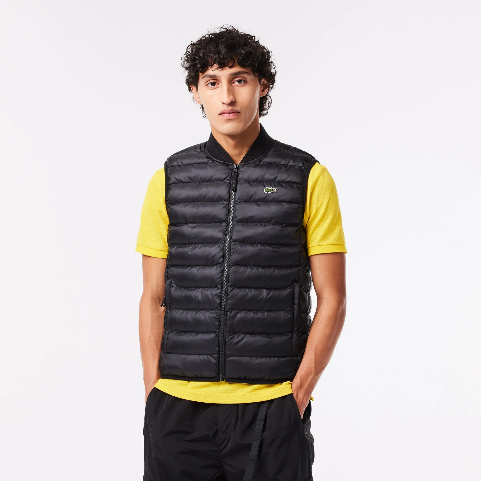 Men's Lacoste Padded Water-Repellent Vest Jacket