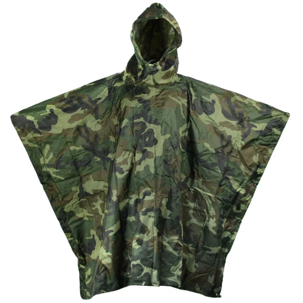 Military Style Waterproof Poncho