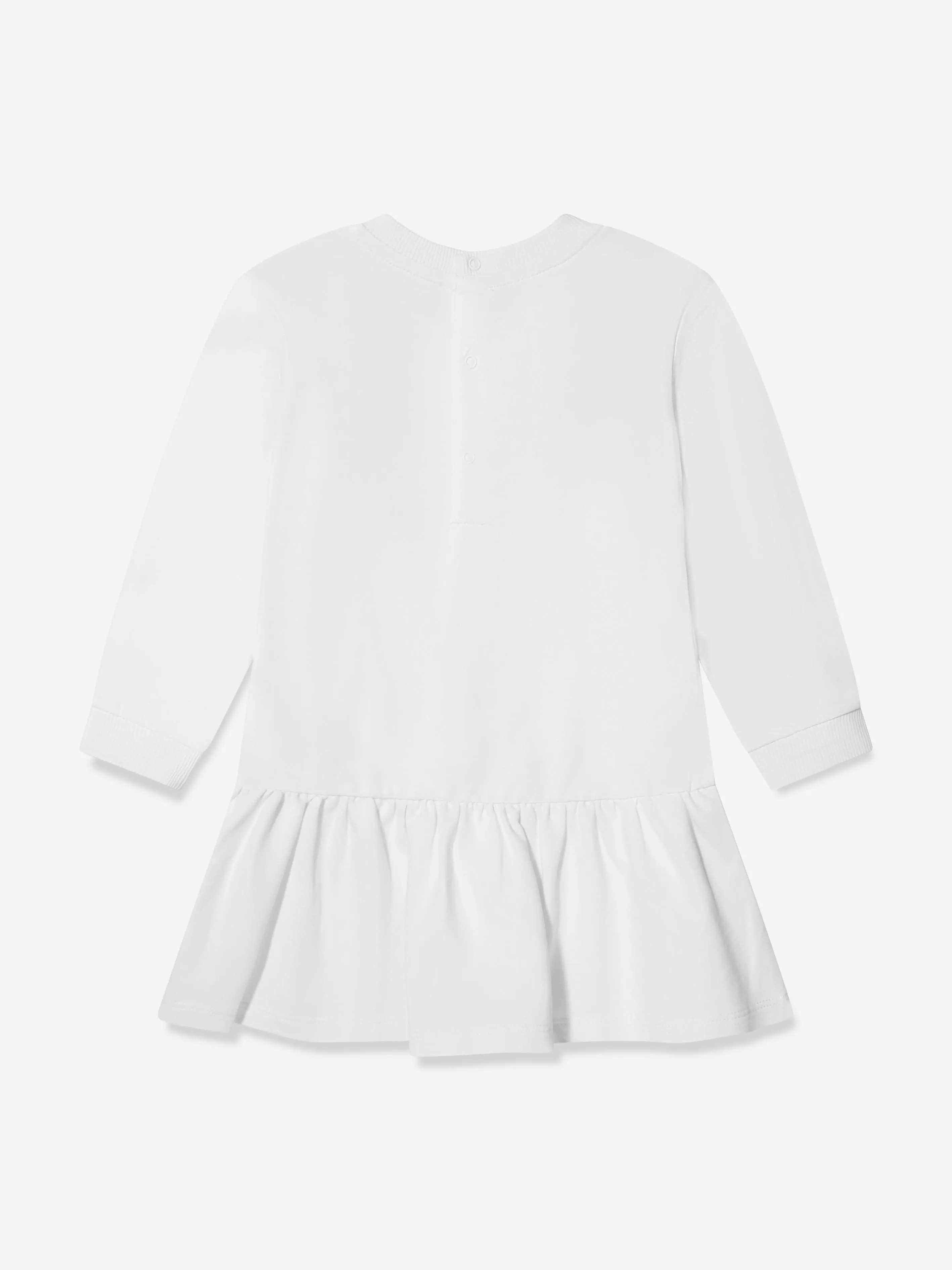 Moschino Baby Girls Sweater Dress in White