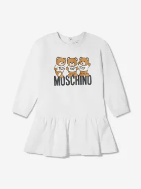 Moschino Baby Girls Sweater Dress in White