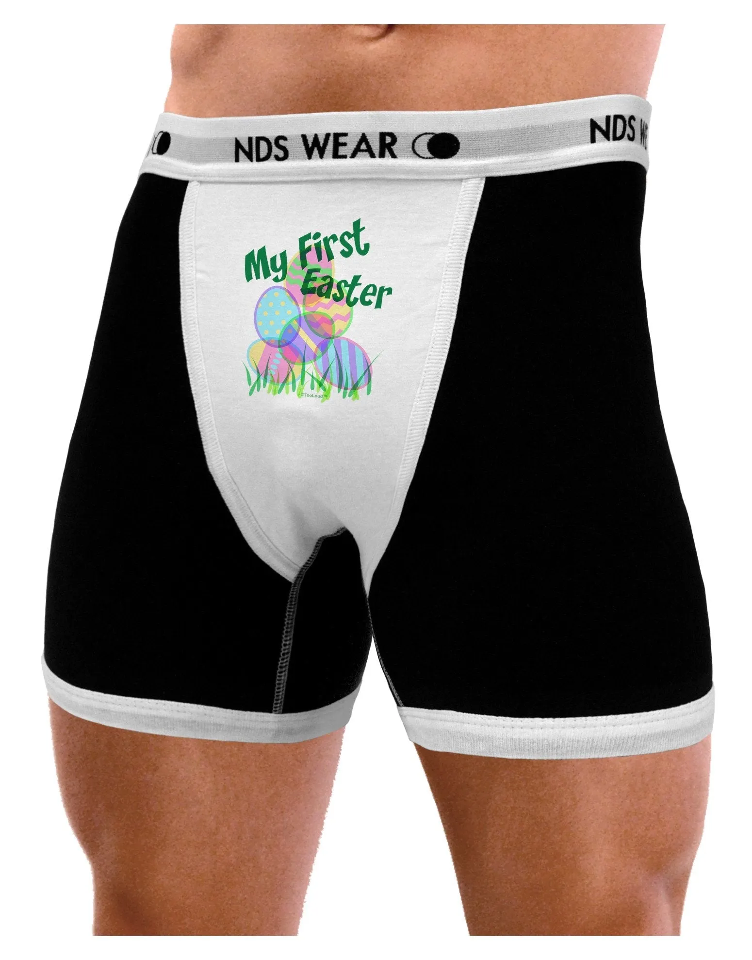 My First Easter Gel Look Print Mens Boxer Brief Underwear