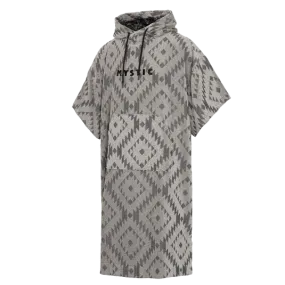 Mystic Jacquard Poncho-Black / White