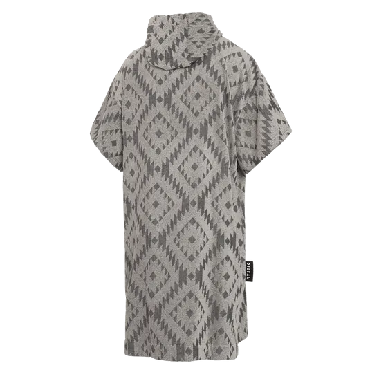 Mystic Jacquard Poncho-Black / White