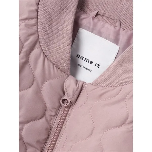 Name it Deauville Mauve Member Long Quilted Jacket