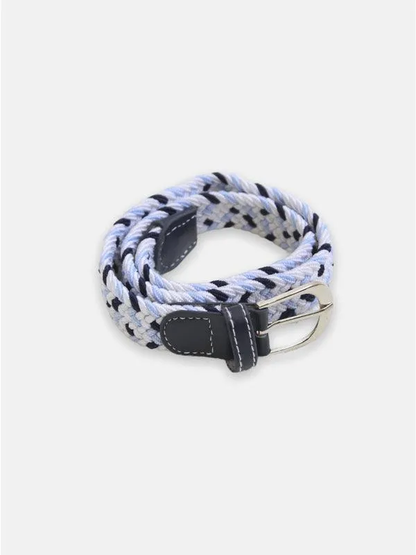 One Friday Blue Criss Cross Belt